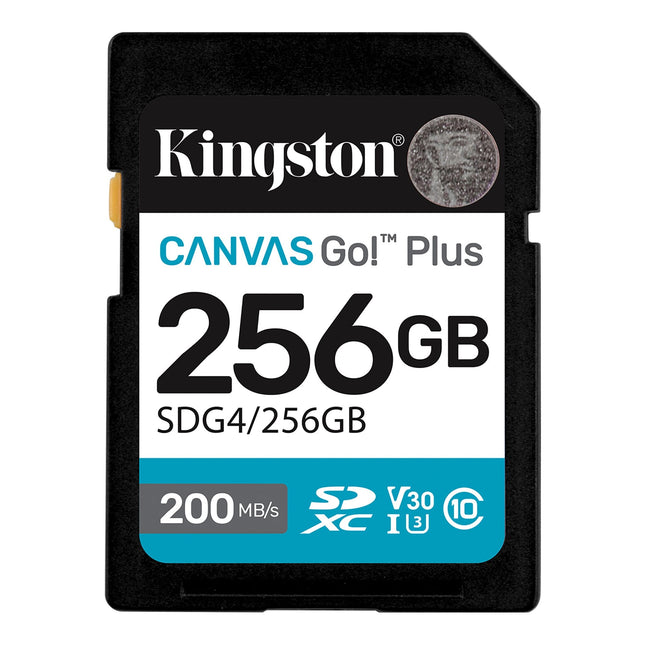 Kingston Canvas Go! Plus SDXC 256GB SDG4/256GB