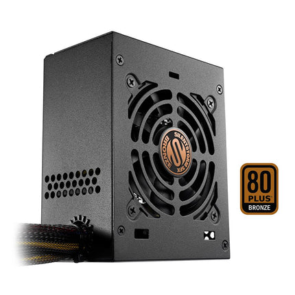 Fuente de Poder Sharkoon SFX Bronze 450W | Certificación 80 PLUS Bronze | Formato SFX | Ventilador 80mm | Cableado Fijo