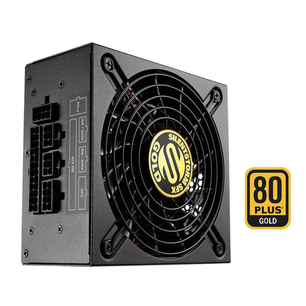 Fuente de Poder Sharkoon SilentStorm SFX Gold 500W | 80 Plus Gold | Semimodular | Formato SFX | Ventilador 120mm