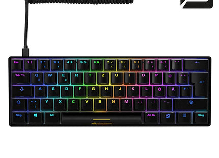 Teclado Gaming RGB Sharkoon Skiller SGK50 S4 TKL | Mecánico | Switch Rojo | Alámbrico USB | Inglés