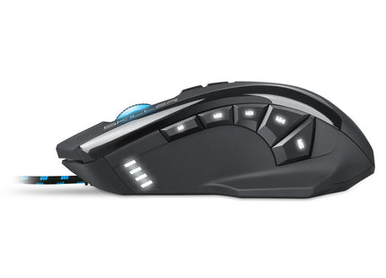 Mouse Gaming RGB Sharkoon Skiller SGM1 | Alámbrico | Sensor Láser 16000 DPI | Personalizable | Negro