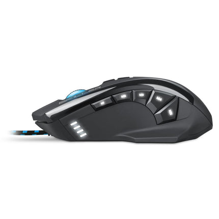 Mouse Gaming RGB Sharkoon Skiller SGM1 | Alámbrico | Sensor Láser 16000 DPI | Personalizable | Negro