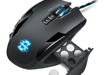 Mouse Gaming RGB Sharkoon Skiller SGM1 | Alámbrico | Sensor Láser 16000 DPI | Personalizable | Negro