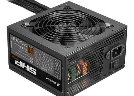 Fuente de Poder Sharkoon Shark WPM Gold Zero 750W | 80 Plus Gold | 750W | Semimodular | Negro