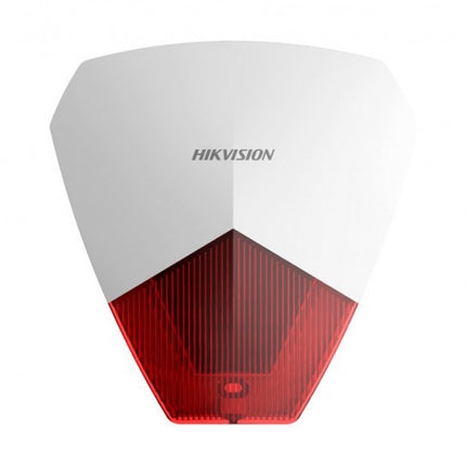 Sirena Cableada Hikvision DS-PS1-R | 105dB a 30cm | Sonido y Luz LED