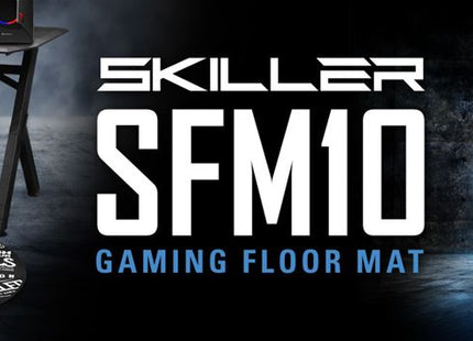 Alfombrilla Sharkoon Gaming Skiller SFM10 | Para Silla Gamer | Diseño Gamer | Antideslizante | 120cm