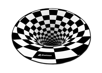 Alfombrilla Sharkoon SFM12 3D Vortex | Base Antideslizante | Protección de Suelo | 120 cm