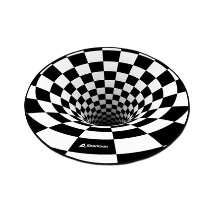 Alfombrilla Sharkoon SFM12 3D Vortex | Base Antideslizante | Protección de Suelo | 120 cm