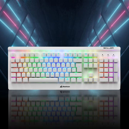 Teclado Gaming RGB Sharkoon Skiller SGK3 | Mecánico | USB | Inglés