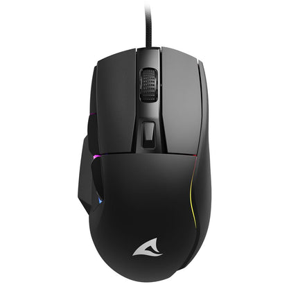 Mouse Gaming Sharkoon SGM35 | Alámbrico | RGB | 6400 DPI | 6 Botones | Ergonómico