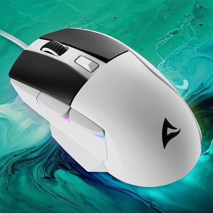 Mouse Gaming Sharkoon SGM35 | Alámbrico | RGB | 6400 DPI | 6 Botones | Ergonómico