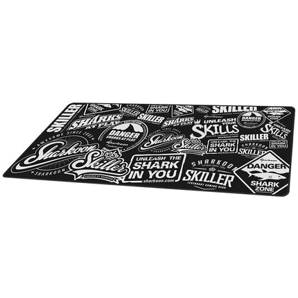 Mouse Pad Gaming Sharkoon SKILLER SGP2 XXL | 900x400 mm | Superficie Antideslizante | Estilo Collage SKILLER | Bordes Reforzados