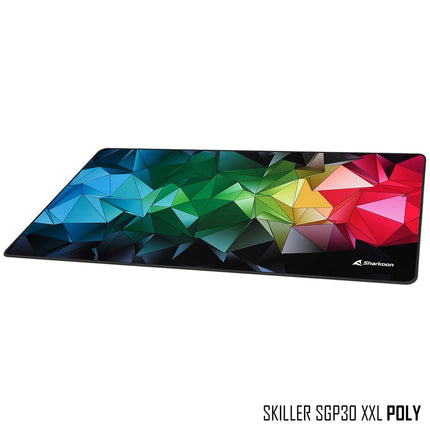 Mouse Pad Sharkoon SGP30 Poly XXL | Extra Grande | Superficie Textil | Base Antideslizante