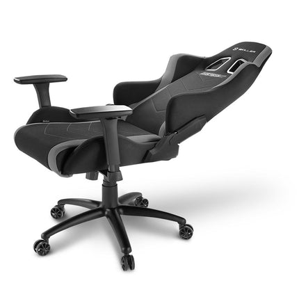 Silla Gaming Sharkoon SGS30 | BK/WH | Reclinable | Ergonómica | Base de Acero