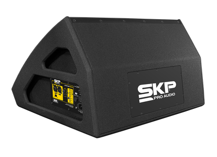 SKP SKM-15A MKII monitor de piso activo - vista posterior con panel de conexiones