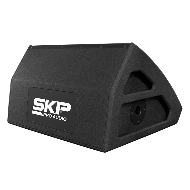 SKP SKM-15A MKII monitor de piso activo - vista posterior en perspectiva