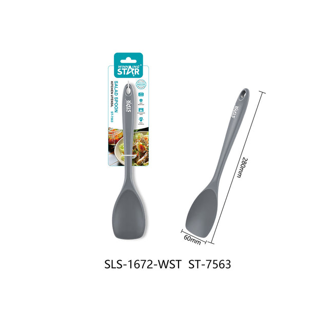 Cuchara para Ensalada Winning Star, ST-7563 Silicona, Nylon