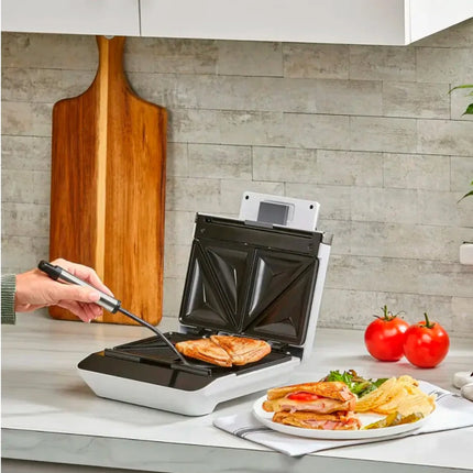 Black+Decker sandwichera de  facil limpieza color blanca - SM602F-1WDLA