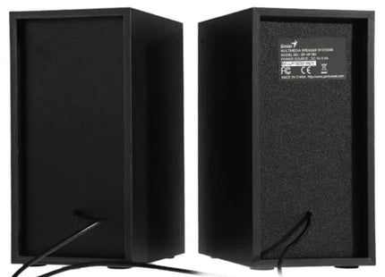 Parlante Genius SP-HF180 | 2.0 | 10W | Sonido Claro | Diseño Compacto | Negro