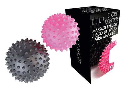 Elle bolas para masajes 2 unid 7cm+9cm rosa SR6351