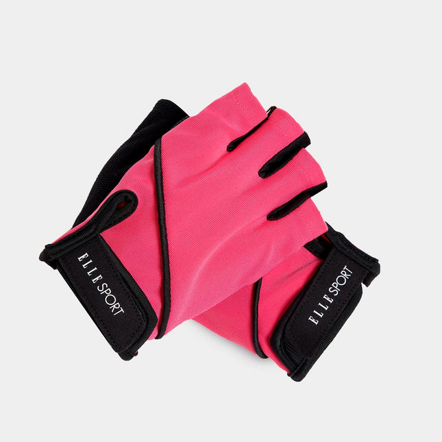 Elle guantes ejercicios L/XL rosa SR6358