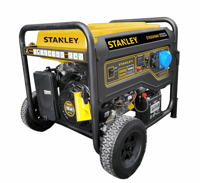 Stanley Generador 6000W STXGGHG60G vista lateral