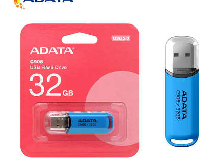 Memoria USB ADATA C906 | 32GB | USB 2.0 | Azul | AC906-32G-RWB