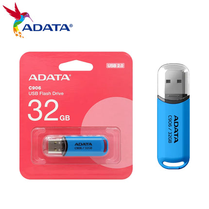 Memoria USB ADATA C906 | 32GB | USB 2.0 | Azul | AC906-32G-RWB