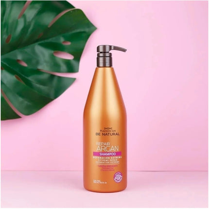 Shampoo Reparador Argán Placent Life | 1000ml | Hidratación y reparación profunda para cabello dañado y seco