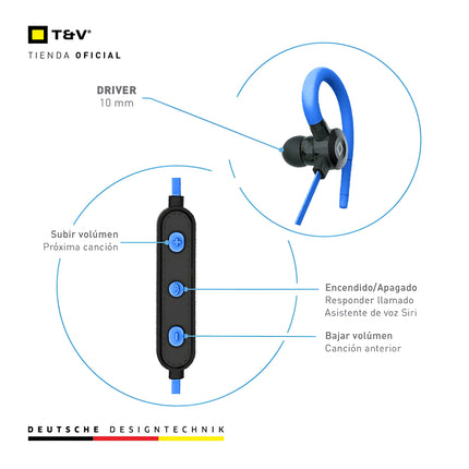 Audífono Thonet & Vander VR10 | Inalámbrico | Bluetooth | Sonido Estéreo