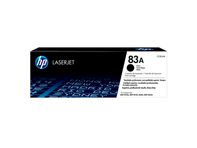 Cartucho Tóner HP 83A Negro, CF283A