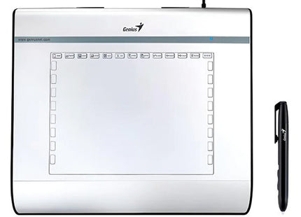 Tableta Gráfica Genius EasyPen i608 | 6” x 8” | 2048 Niveles de Presión | Resolución 5120 LPI | USB