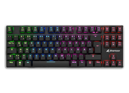 Teclado Gaming Sharkoon PureWriter TKL | 60% | Kailh Red | RGB | Alámbrico USB | Inglés