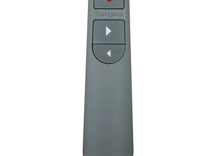 Puntero láser Targus Control Plus dual modo antimicrobial vista frontal con botones de control