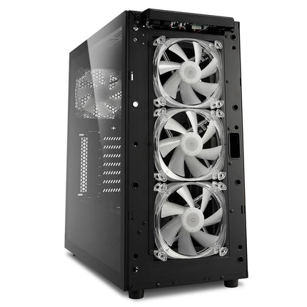 Case Sharkoon TG6M RGB | ATX | Mid Tower | 4 Ventiladores RGB | Vidrio Templado | Negro