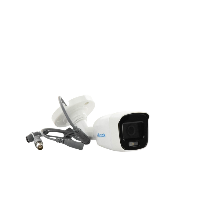 Cámara de Seguridad Analógica Hikvision HiLook THC-B129-PS | 2MP | 2.8mm | Bullet | Audio Integrado | Exterior