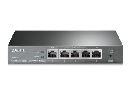 Router VPN TP-Link ER605 vista frontal con 5 puertos Gigabit