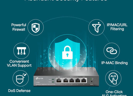 Embalaje original Router VPN SafeStream TP-Link ER605 sellado