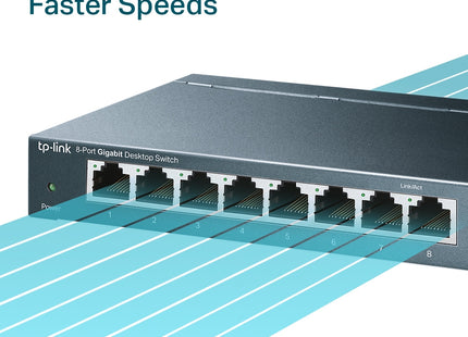 Switch 8 puertos TP-Link, TL-SG108
