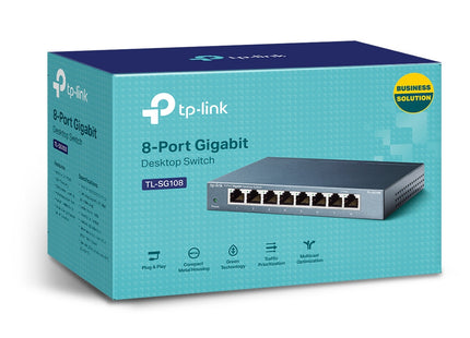 Switch 8 puertos TP-Link, TL-SG108
