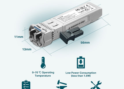 Transceptor LC 10GBase-LR SFP+ TP-Link, TL-SM5110-LR