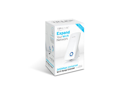 Botón WPS y LED indicadores del repetidor WiFi TP-Link