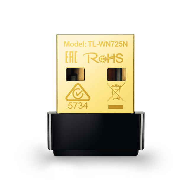 Adaptador WiFi USB TP-Link TL-WN725N nano ultra compacto vista frontal