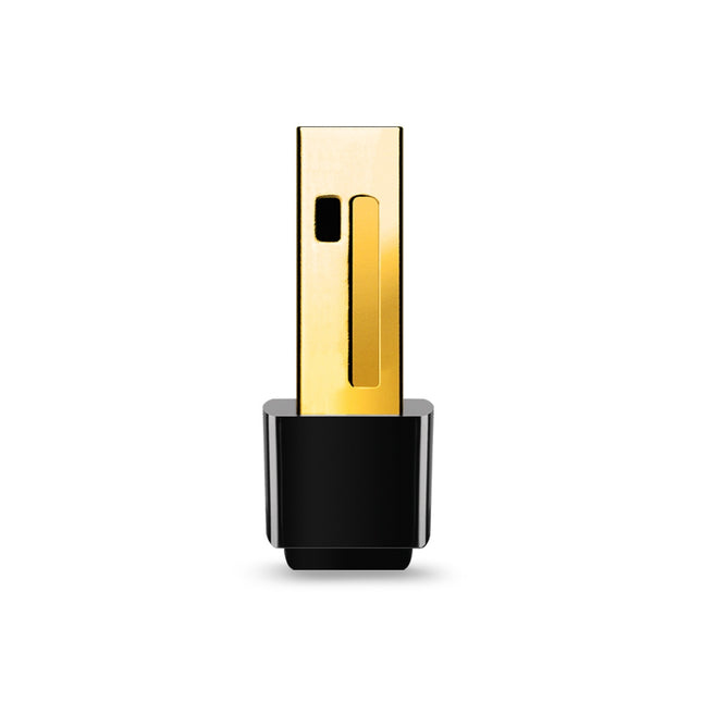 TP-Link TL-WN725N adaptador inalámbrico USB conectado a laptop