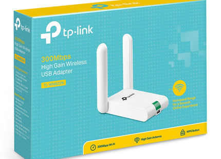 Adaptador USB Inalámbrico TP-Link, TL-WN822N