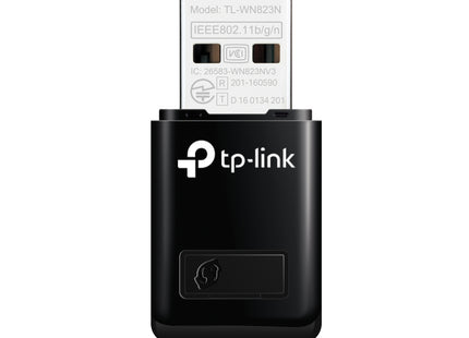 Adaptador USB WiFi TP-Link TL-WN823N vista frontal con antena