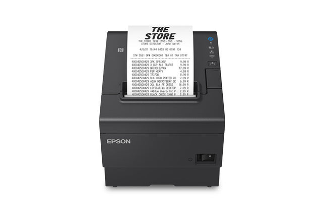 Impresora Térmica Epson OmniLink TM-T88VII Serial USB Ethernet Negra - C31CJ57012