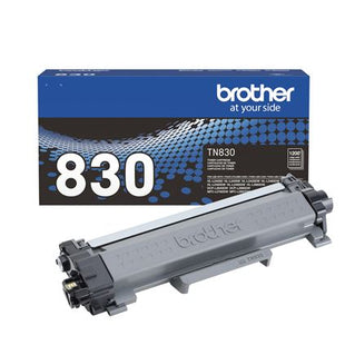 Tóner Brother TN830 negro original en caja sellada vista frontal