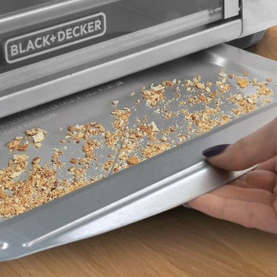 Horno con Freidora de Aire Black+Decker TO3265XSS‑LA | 30 L (8 rebanadas) | 1500 W | 5 Funciones | Panel con perillas