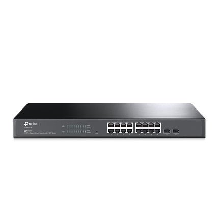 TP-link switch smart omada jet stream de 16 puertos gigabit con 2 ranuras SFP-TL-SG2218